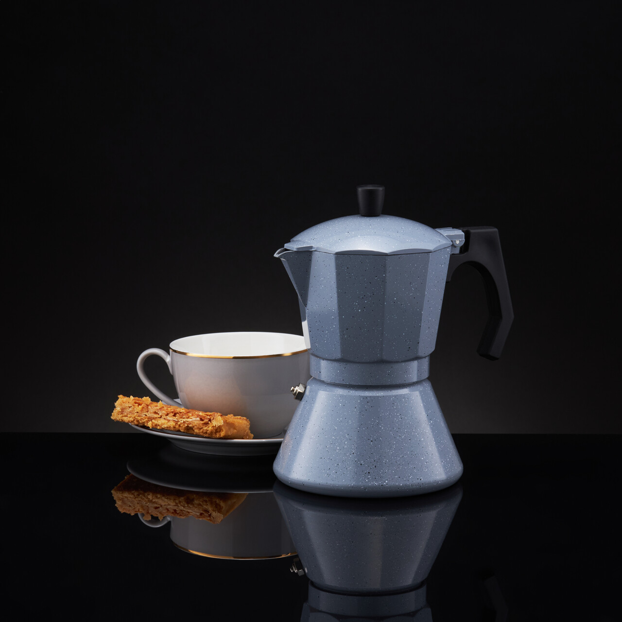 Cafetiera filtru Lexi, Ambition, 6 cesti, 300 ml, aluminiu, gri - imagine 4